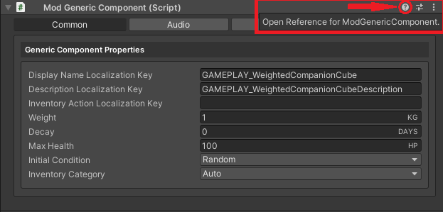 Unity Help Links
